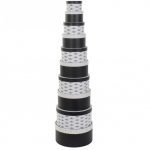 CONJ. 10 CAIXAS 37DIA.X18ALT. PRETO/BRANCO