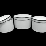 3 CAIXAS CARTAO RED. COR BRANCO 25X15CM