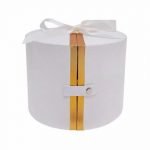 CAIXA RED. COR BRANCO VELUDO 22X17CM