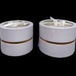 CONJ. 2 CAIXAS CARTAO RED. COR BRANCO 22X17CM