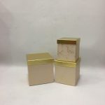 CONJ.3 CX.QUAD. ROSA/OURO 20X20X21CM