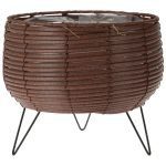 VASO 25X15X23CM COR:CASTANHO