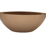 FLOREIRA PLASTICO "OWAL" C.30XL.14X11.5ALT. CM COR:OURO