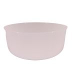 VASO PLASTICO "OLI" DIA.23X9ALT. CM COR:BRANCO