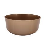 VASO PLASTICO "OLI" DIA.23X9ALT. CM COR:OURO