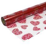 CELOFANE CORACAO VERMELHO 80CMX50MTS