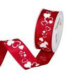 FITA C/ARAME CORACOES 4CMX25MTS COR:VERMELHO