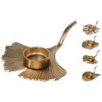 SUPORTE PARA VELAS FOLHA 12CM