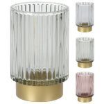 TEALIGHT VIDRO DIA.8X13CM ALT.