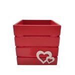 CX.QUAD. VERMELHA 11X11CM