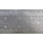 ETI. LASER 10X23CM SACO C/5 FOLHAS FELICIDADES PRATA