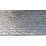 ETI. LASER 10X23CM SACO C/5 FOLHAS C/AMOR PRATA