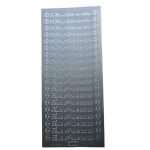 ETI. LASER 10X23CM SACO C/5 FOLHAS FELIZ ANIVERSARIO PRATA