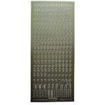 ETI. LASER 10X23CM SACO C/5 FOLHAS NUMEROS OURO