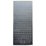 ETI. LASER 10X23CM SACO C/5 FOLHAS ABECEDARIO PRATA