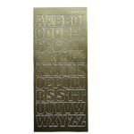 ETI. LASER 10X23CM SACO C/5 FOLHAS ABECEDARIO OURO