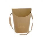 CAIXA CARTAO CESTA COR NATURAL 17X14X22CM