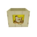 VASO MADEIRA QUAD. 12X12X10CM