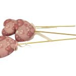 CORAÇAO DIA DA MAE 3UNID