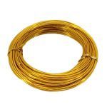 ARAME DE ALUMINIO 2MMX24MTS COR:OURO