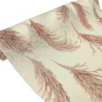 PAPEL KRAFT PAMPAS 51CMX9MTS COR:ROSA BEBE