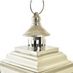 LANTERNA CONJ.2 METAL+VIDRO 18X18X52