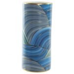 JARRAO PORCELANA 13X13X31 ONDAS AZUL