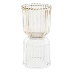 JARRA VIDRO 7,5X7,5X15 AMARELO