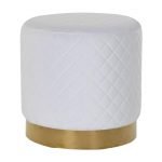 PUFF POLIESTER MDF 41X41X41 BRANCO