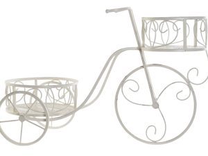 BICICLETA METAL 65X28X42 BRANCO