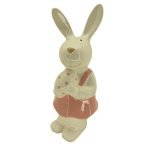 CERAMICA- COELHO C/OVO MENINA/O 40CM