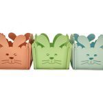 MDF CESTA COELHO PINTADA