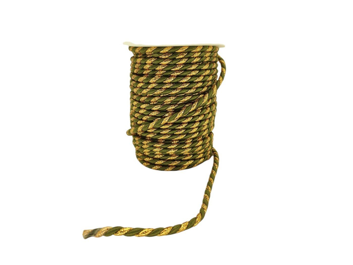 16.67 CORDAO 5MMX25MTS COR: VERDE MUSGO/OURO - Image 1