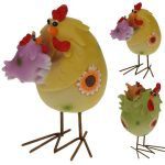 CERAMICA- GALINHA C/PINTO 14CM