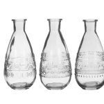 JARRA VIDRO DIA.7,5X15,8ALT. CM TRANSPARENTE