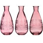 JARRA VIDRO DIA.7,5X15,8ALT. CM ROSA