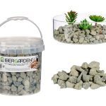 FRASCO 3KG PEDRA CINZENTO ESCURO