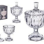 BOMBONEIRA VIDRO ATL.9,3CM RISCAS