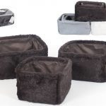 CONJ.3 CESTAS PELO 25X25X12CM