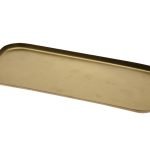 BANDEJA METAL L.18X38C. CM. COR:OURO