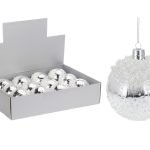 BOLA VIDRO C/PEROLAS