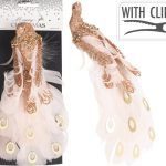 PASSARO REAL C/CLIP 6X5X25CM COR: OURO