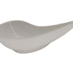 CERAMICA-CENTRO LAGRIMA C.38XL.16.5XALT.8CM COR:BRANCO