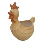 CERAMICA-GALO C/FURO POT.12CM COR:AMARELO