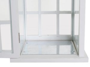 LANTERNA MADEIRA+METAL 18X18X49CM