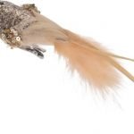 CONJ.2 PASSARO C/CLIP 15CM COR:OURO