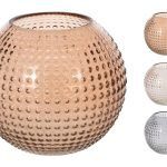 VASO BOLA VIDRO DIA. 13CM