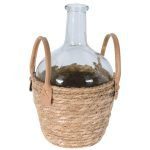 GARRAFAO VIDRO C/CESTA