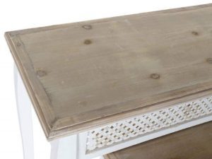 CONSOLA MADEIRA C.120XL.40X78CM ALT. BRANCO