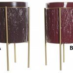 FLOREIRO METAL DIA.26,7X52CM ALT.